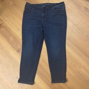 Maurices Jeans Dark Wash High Rise Stretch Womens Size 20W Reg Comfort, 829